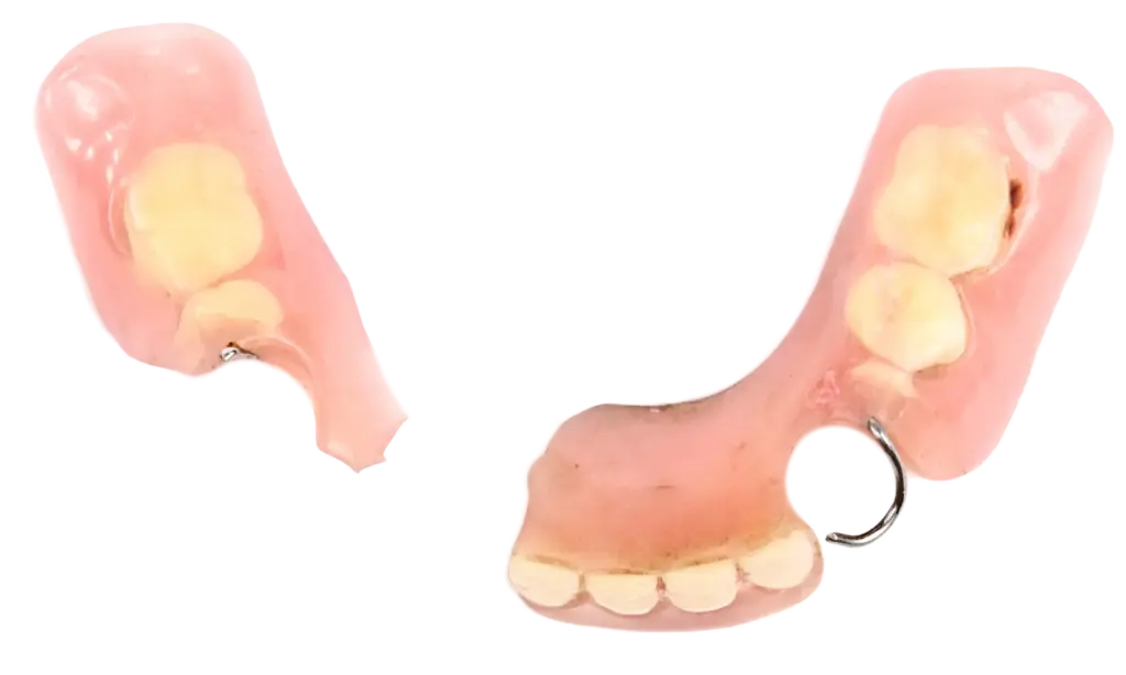 Broken dentures